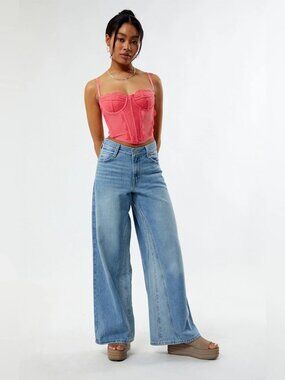 Levi’s Mid Rise ‘94 Baggy Wide Leg Jeans Womens Size 25 28x30 9" Rise